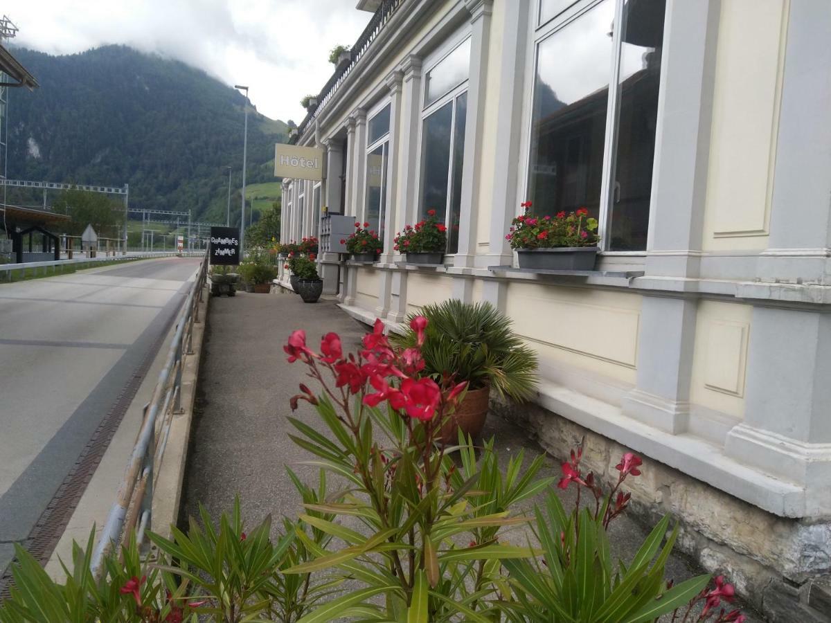 Maison d'hôtes Hôtel de la Gare Montbovon Exterior foto